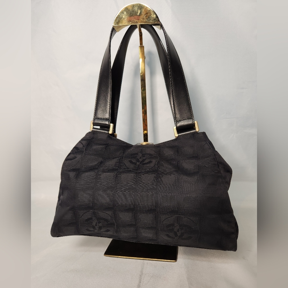 CHANEL New Travel line Hand Bag Nylon